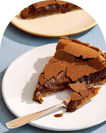 Tarta brownie con dulce de leche sin gluten