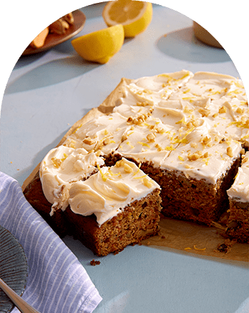 Cuadrados de zanahoria y especias sin gluten