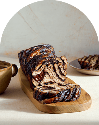 Babka de chocolate sin gluten